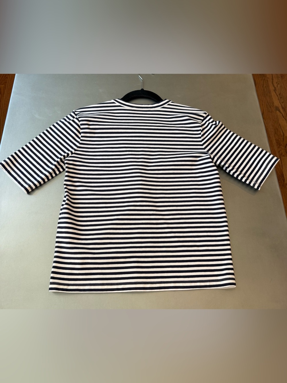 Frame Navy & White Striped Tee - Picture 7 of 9